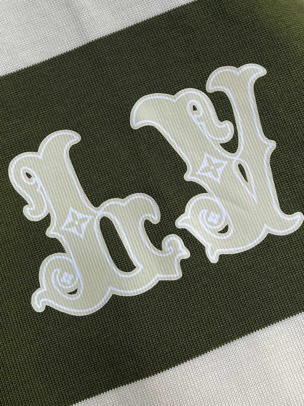 루이비통 롱 슬리브드 코튼 럭비 폴로 1AFWUC