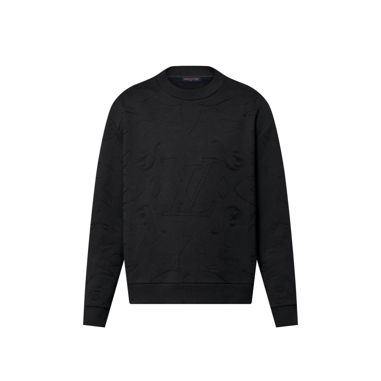 루이비통 엠브로이더드 코튼 저지 크루넥