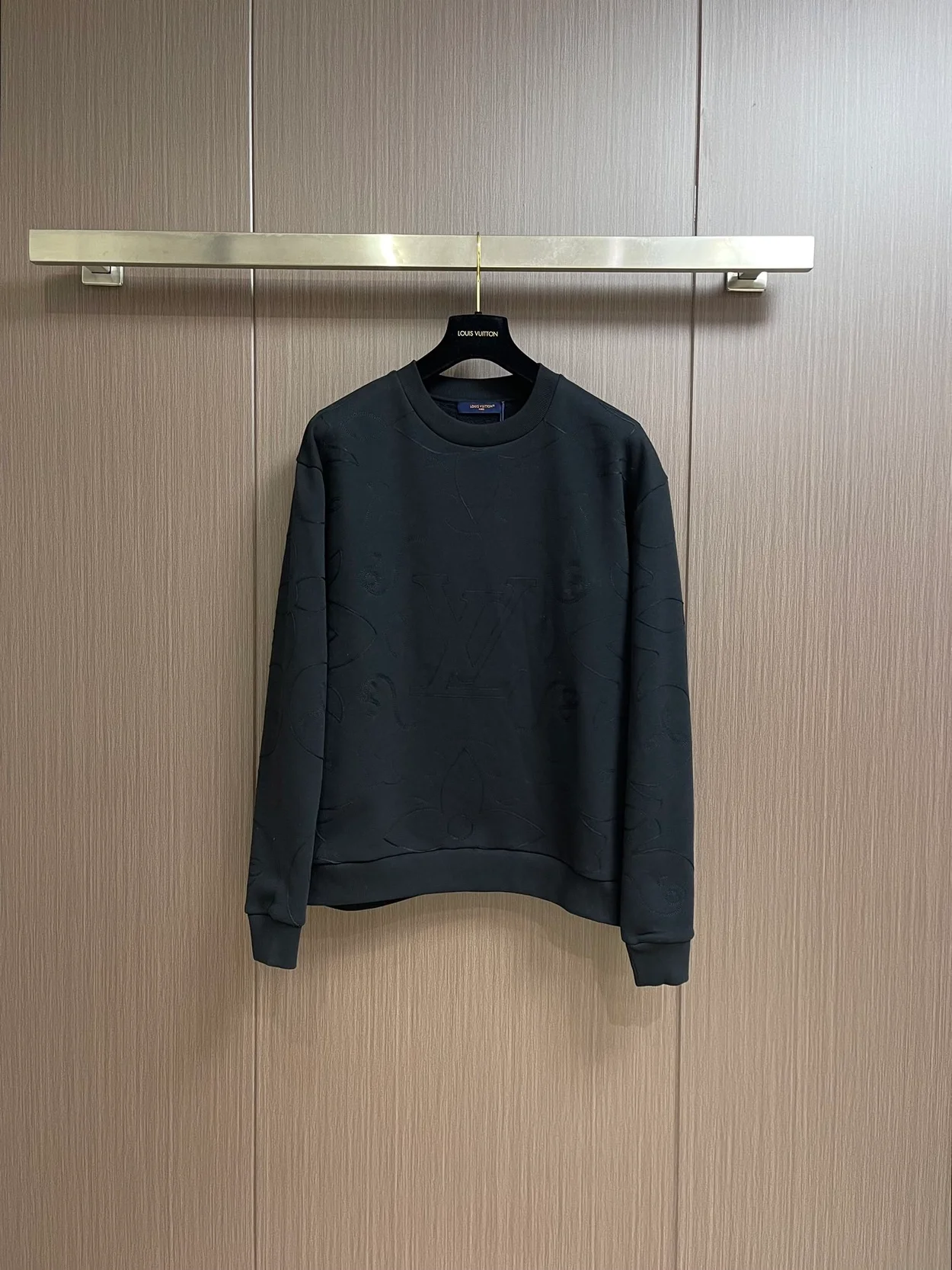 루이비통 엠브로이더드 코튼 저지 크루넥