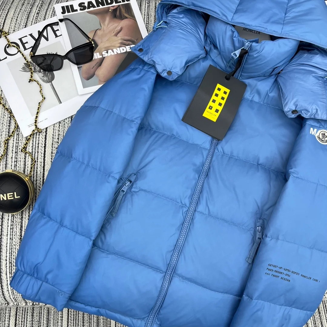 몽클레어 아칸서스 쇼트 다운 자켓 블루