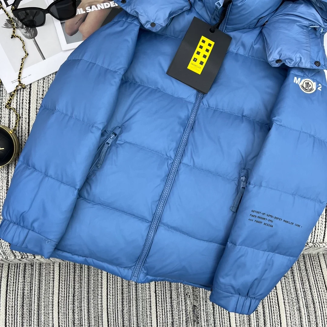 몽클레어 아칸서스 쇼트 다운 자켓 블루