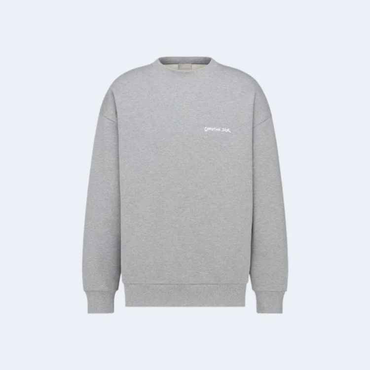 디올 크리스찬 디올 태그 오버사이즈 핏 스웨트셔츠