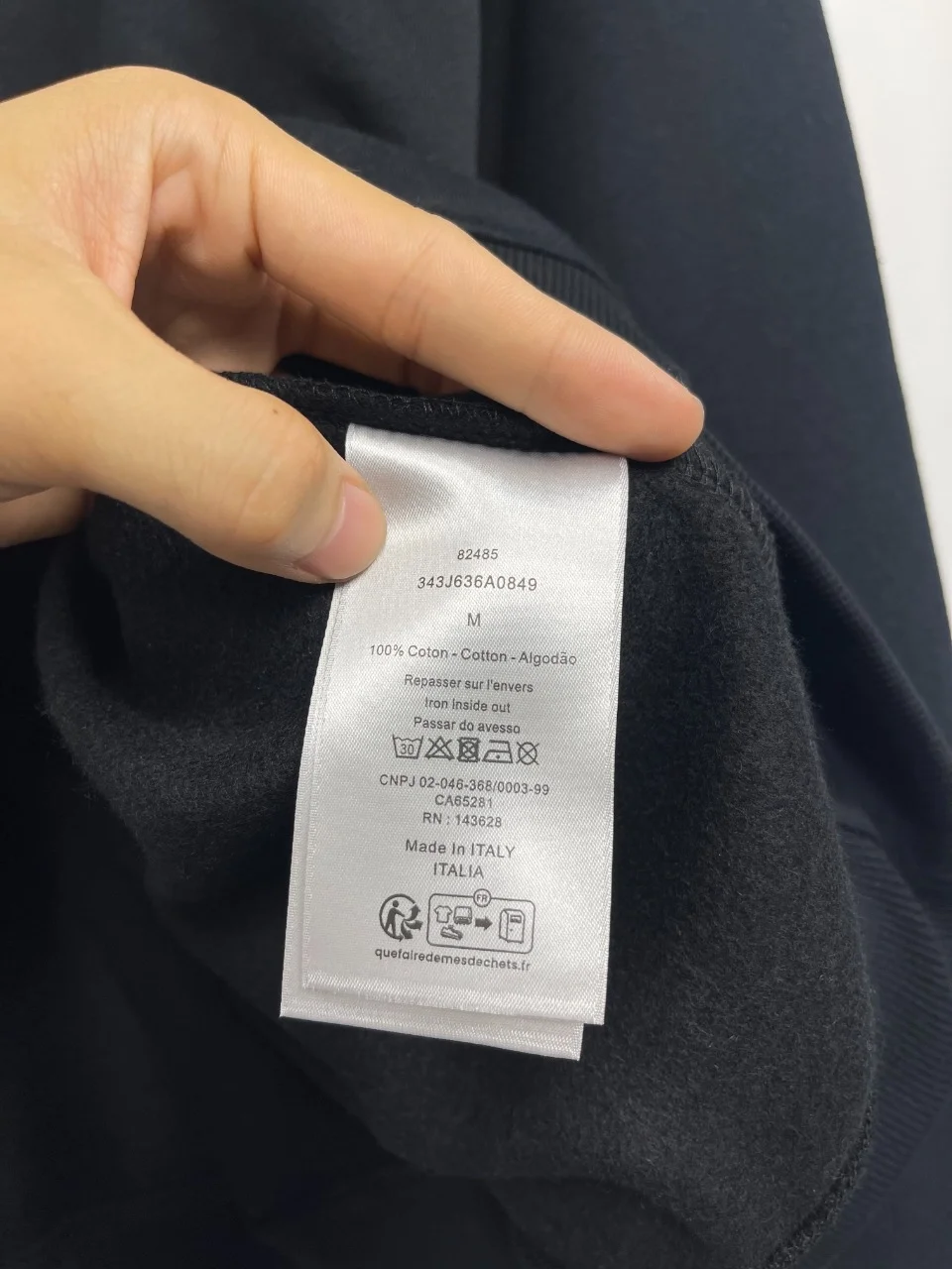 디올 옴므 쿠튀르 스웨트 맨투맨