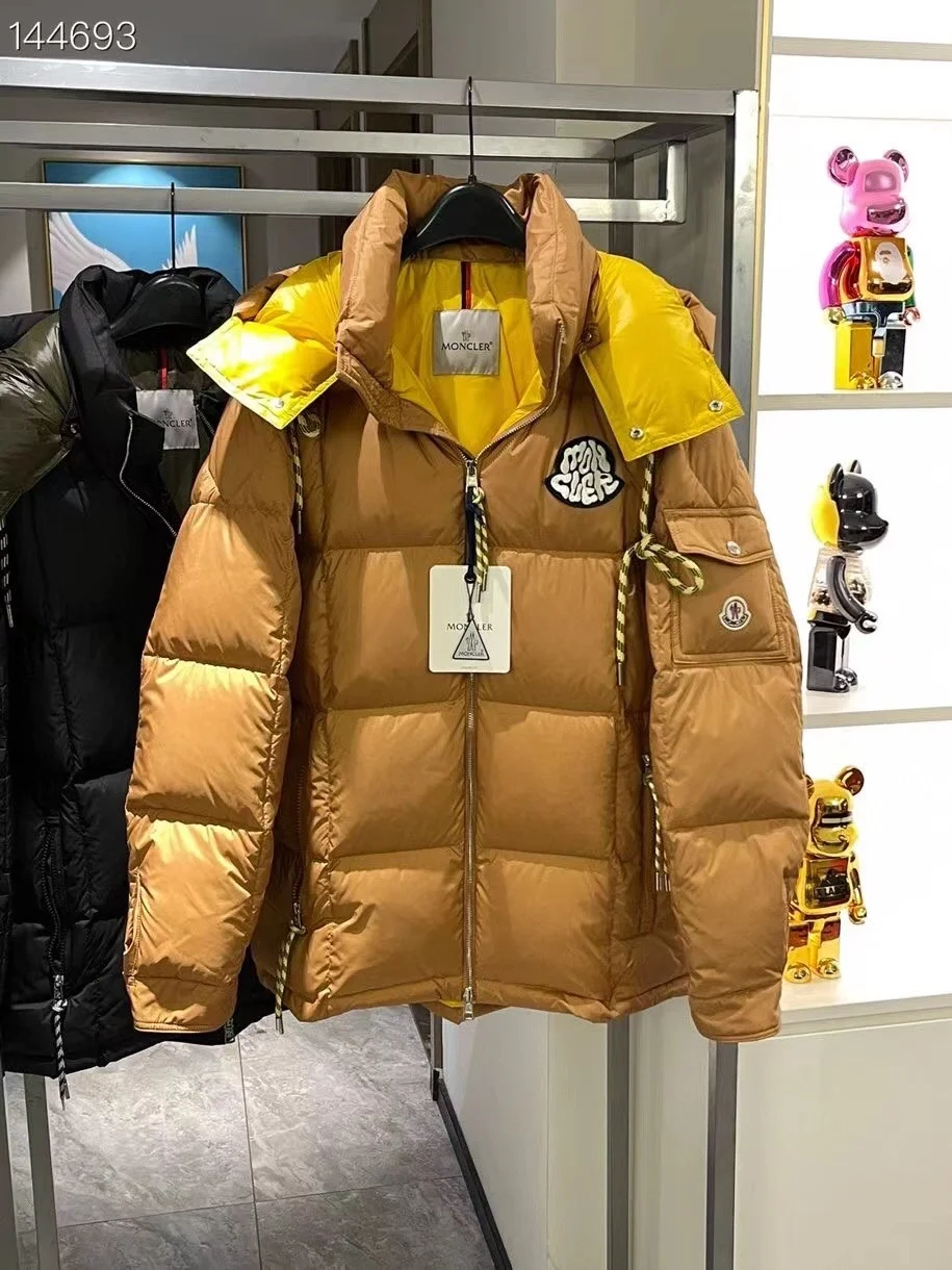 몽클레어 마리벨레스 쇼트 다운 자켓 브라운