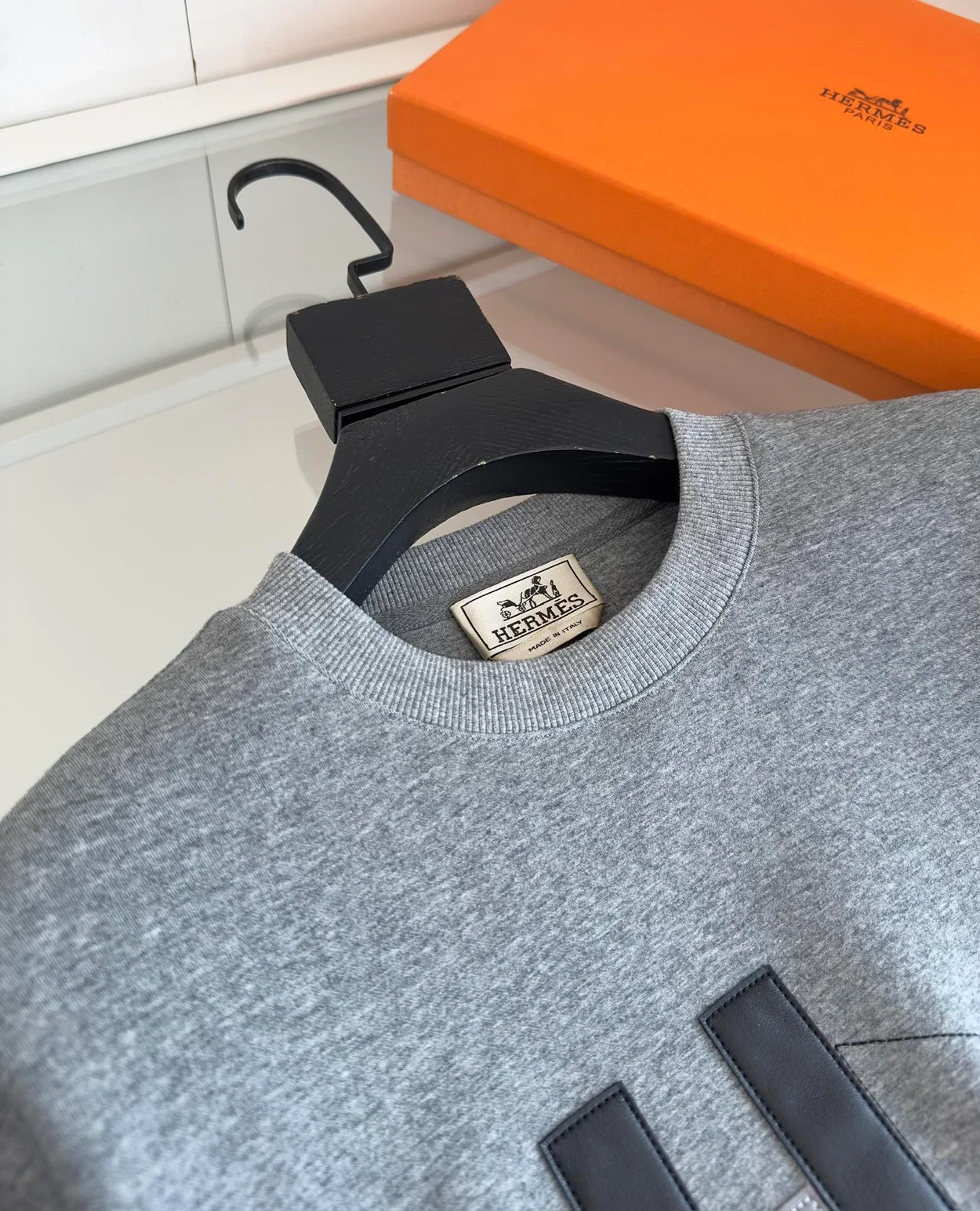 에르메스 크루넥 스웨터