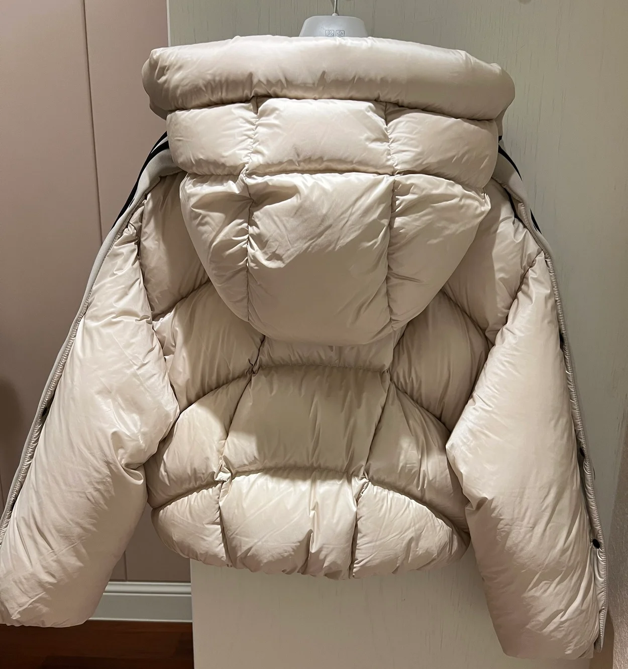 몽클레어 x 아디다스 푸신 크롭 푸퍼 자켓