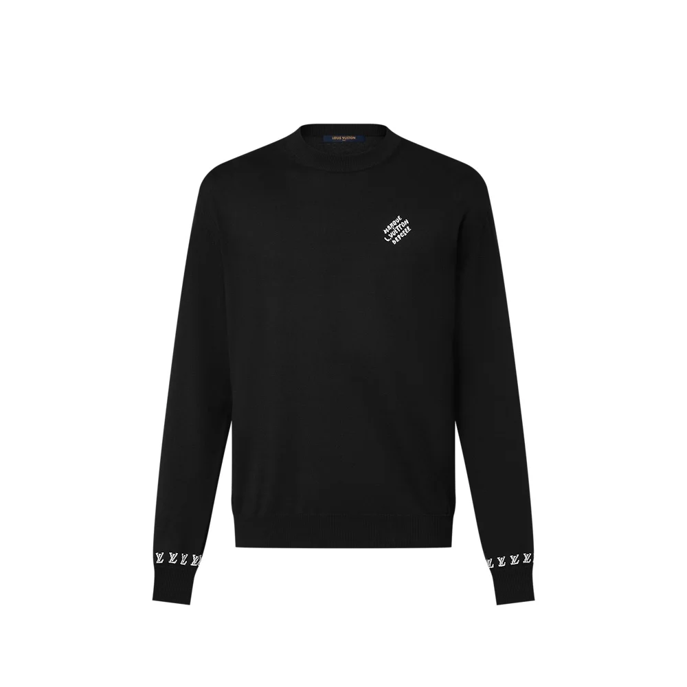 루이비통 롱 슬리브드 코튼 크루넥 1AFQSN 350