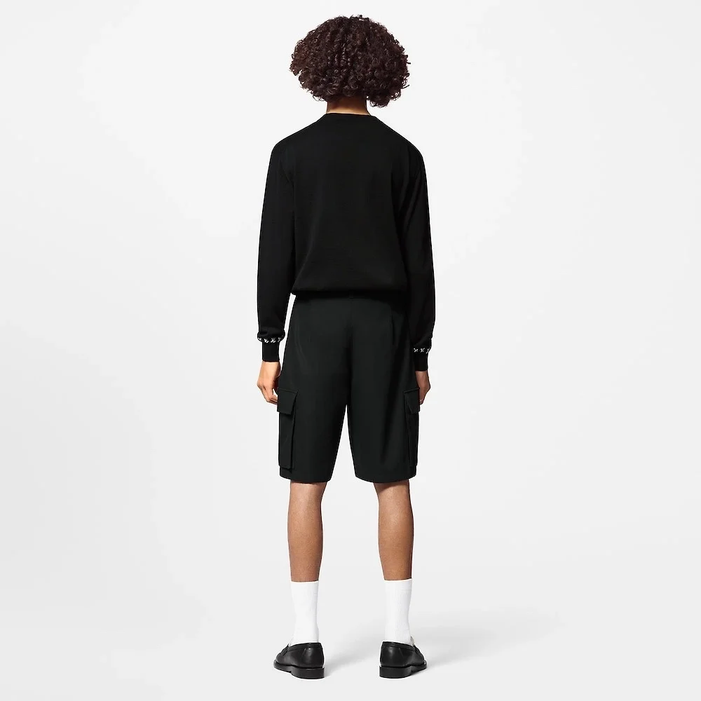 루이비통 롱 슬리브드 코튼 크루넥 1AFQSN 350