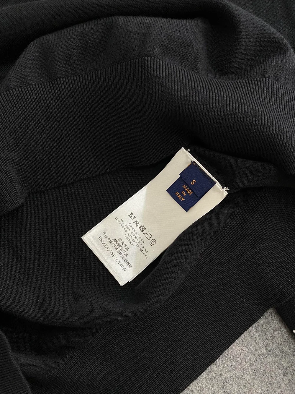 루이비통 롱 슬리브드 코튼 크루넥 1AFQSN 350