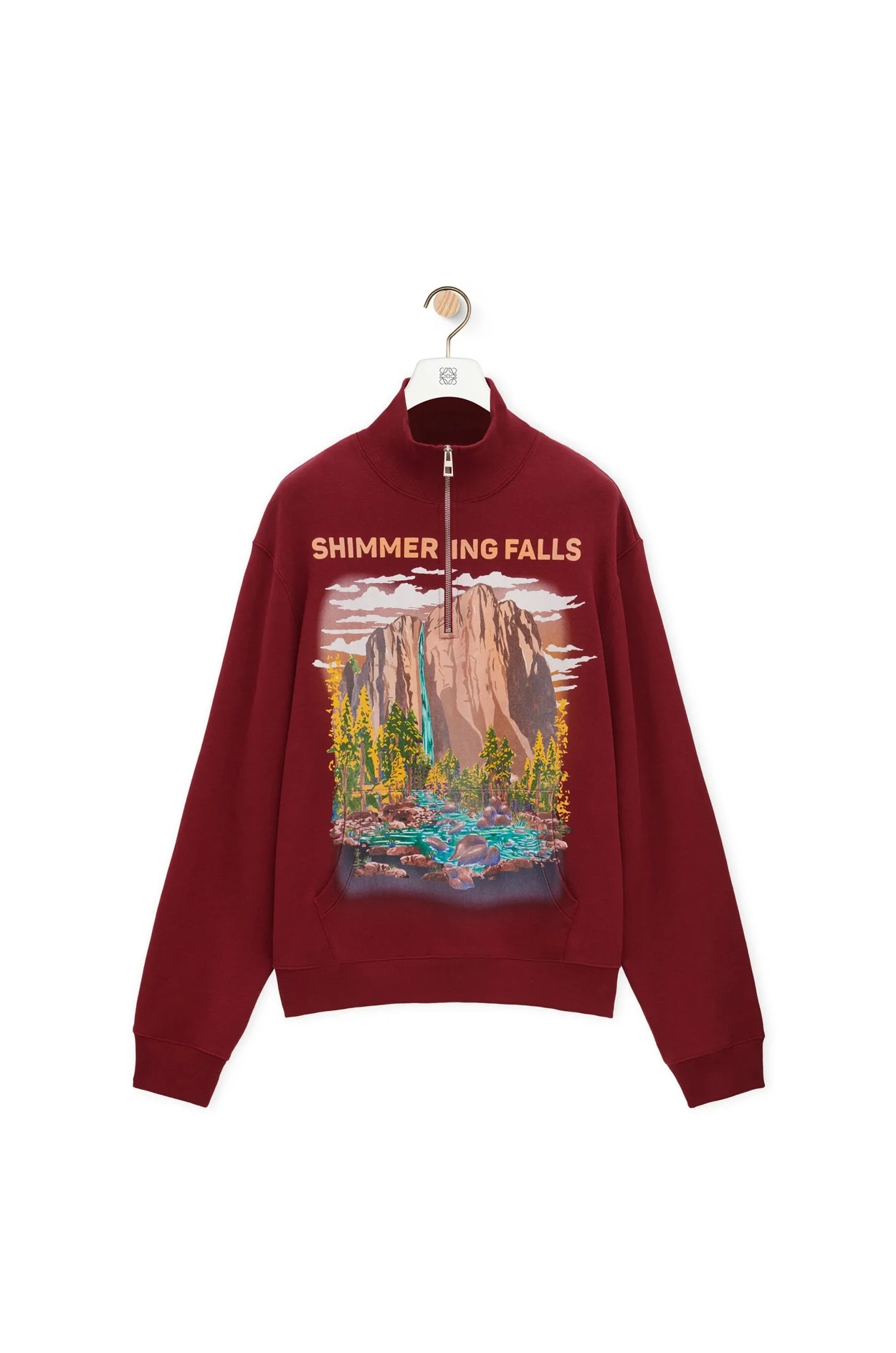 로에베 집업 스웨트셔츠