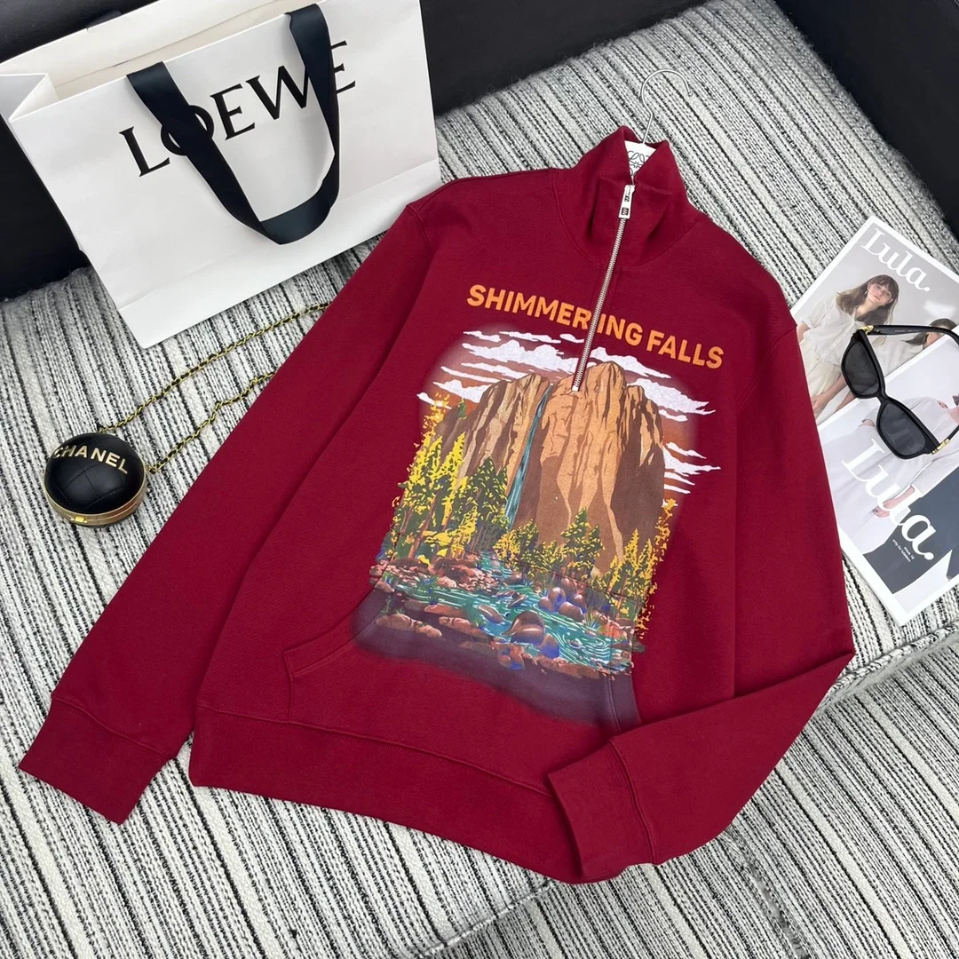 로에베 집업 스웨트셔츠