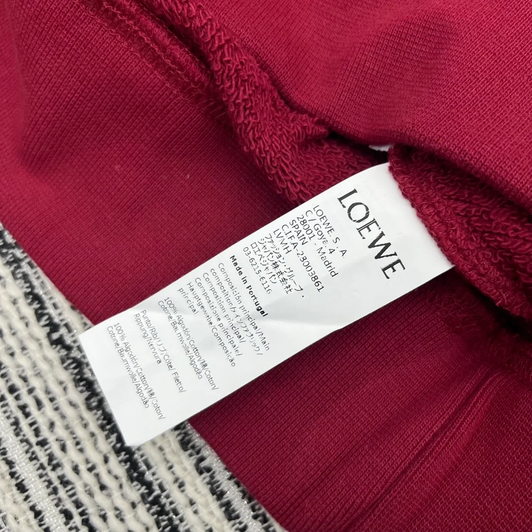 로에베 집업 스웨트셔츠