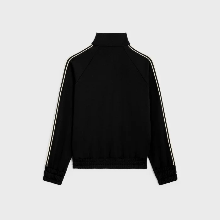 셀린느 더블 페이스 저지 트러커 스웨트셔츠