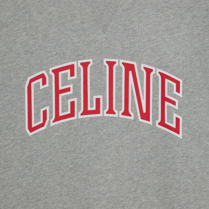 셀린느 루즈 스웨트셔츠 코튼 플리스