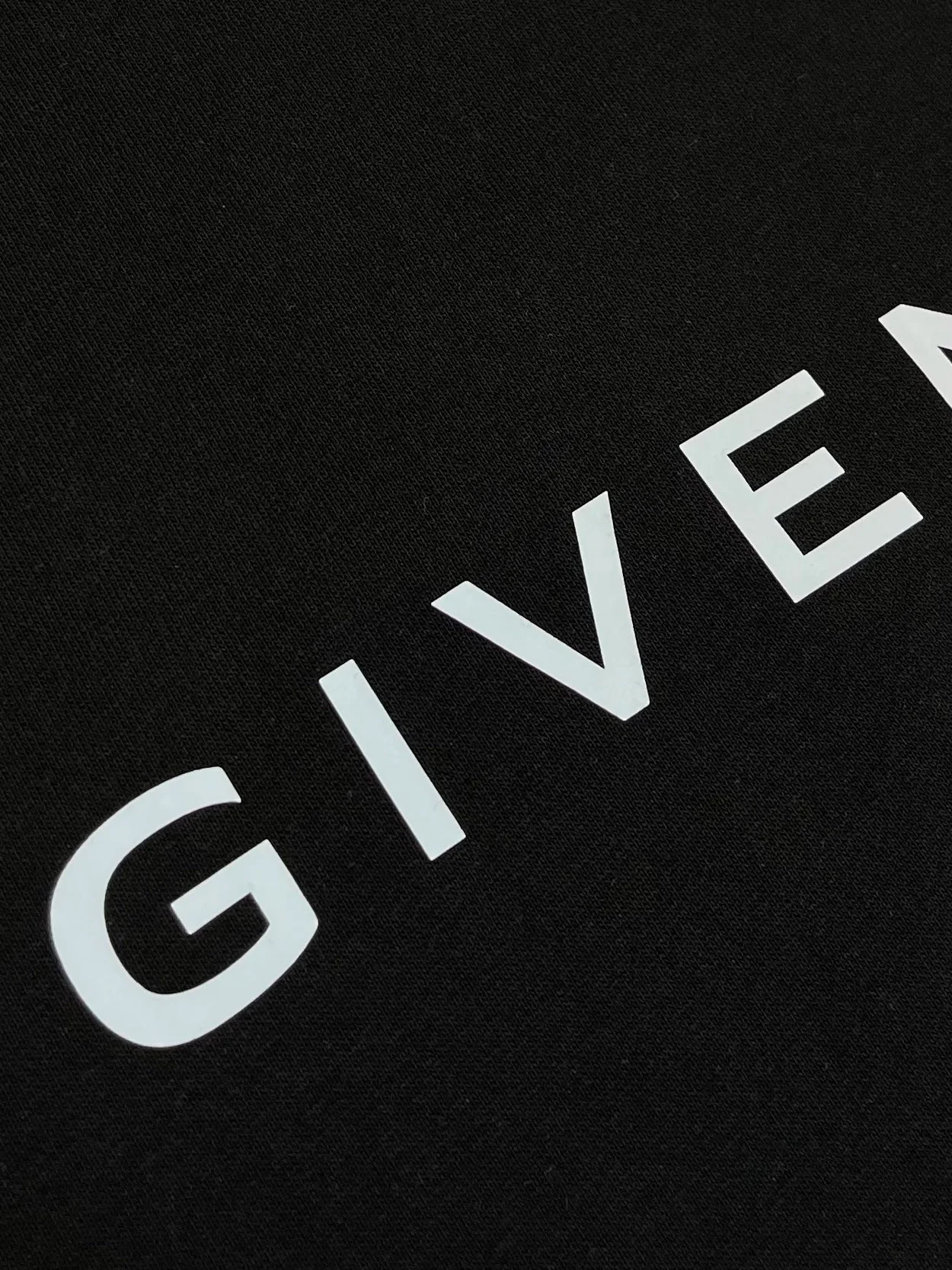 지방시 맨투맨 슬림 핏 스웨트셔츠 블랙