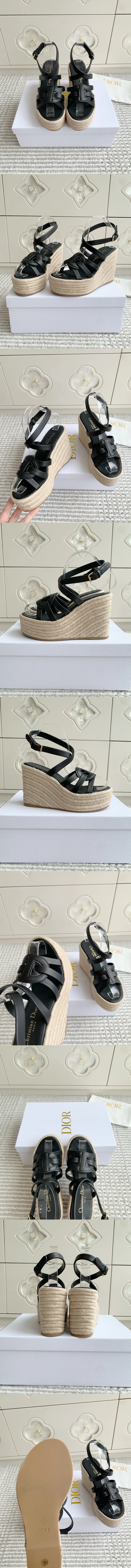 디올 DWAY 디웨이 웨지 샌들