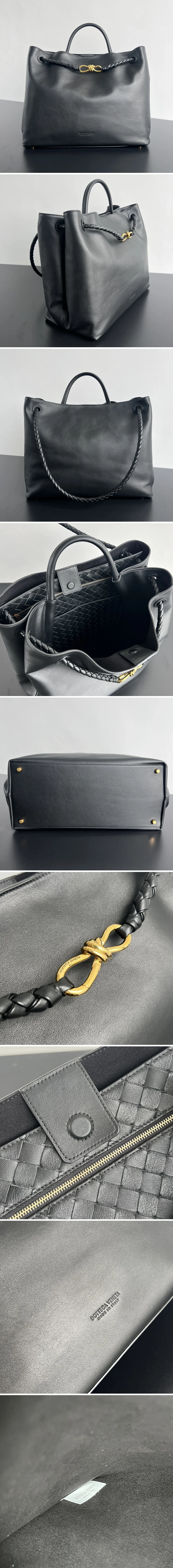 보테가 베네타 안디아모 라지 블랙