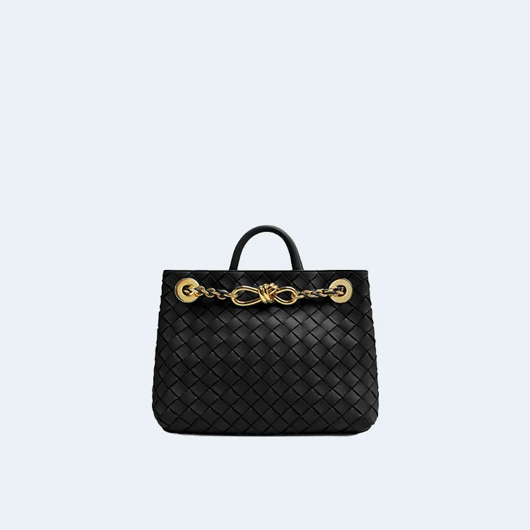 보테가 베네타 스몰 안디아모 체인백 블랙