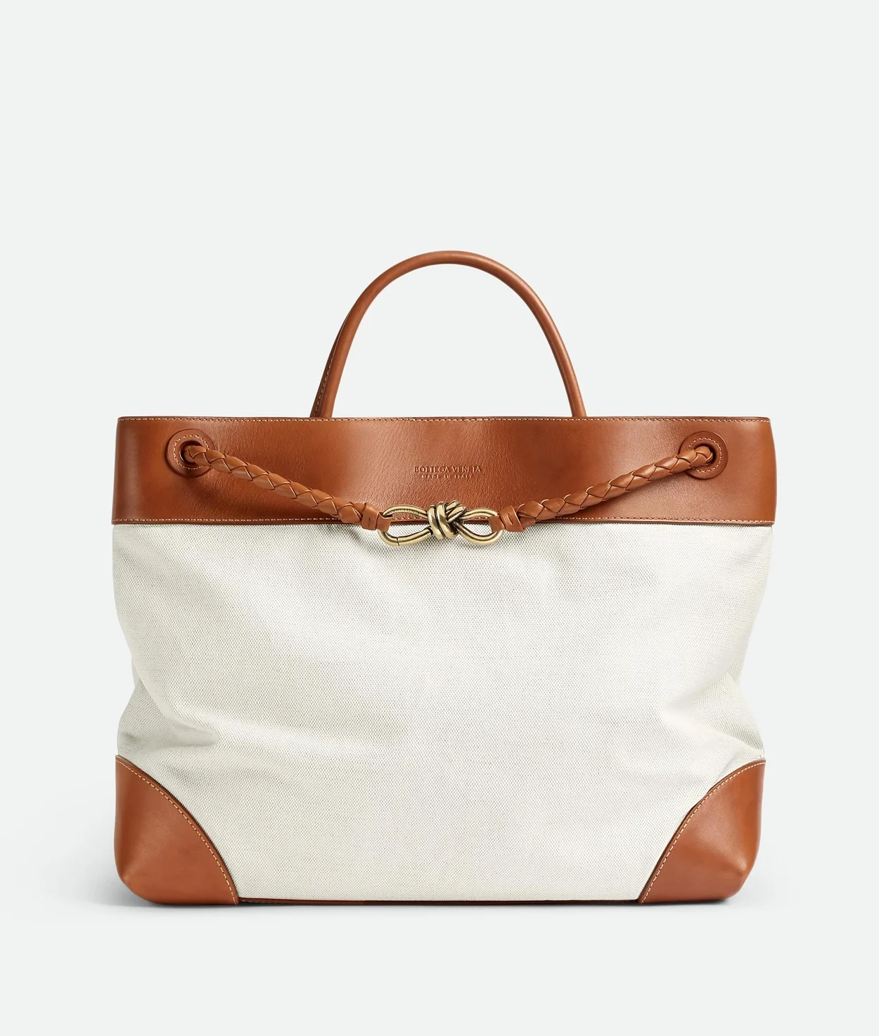 보테가 베네타 라지 안디아모 백 라이트우드