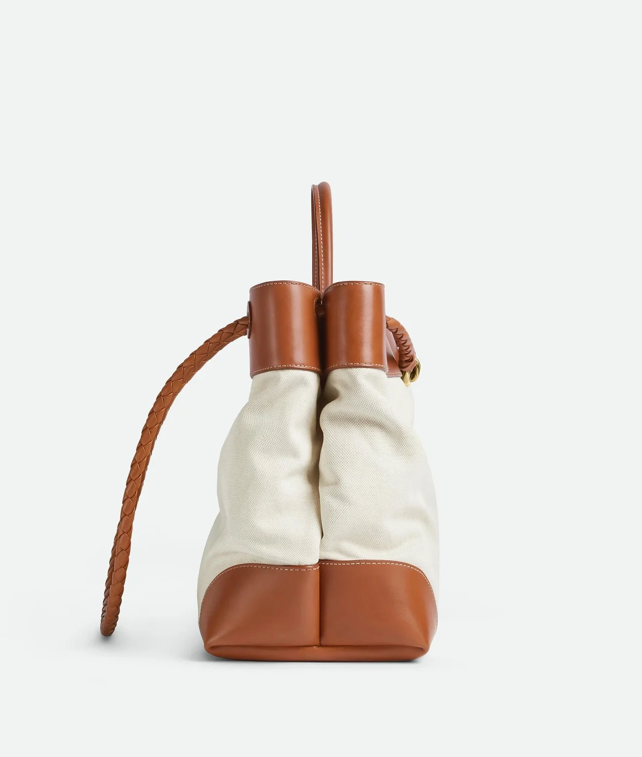 보테가 베네타 라지 안디아모 백 라이트우드