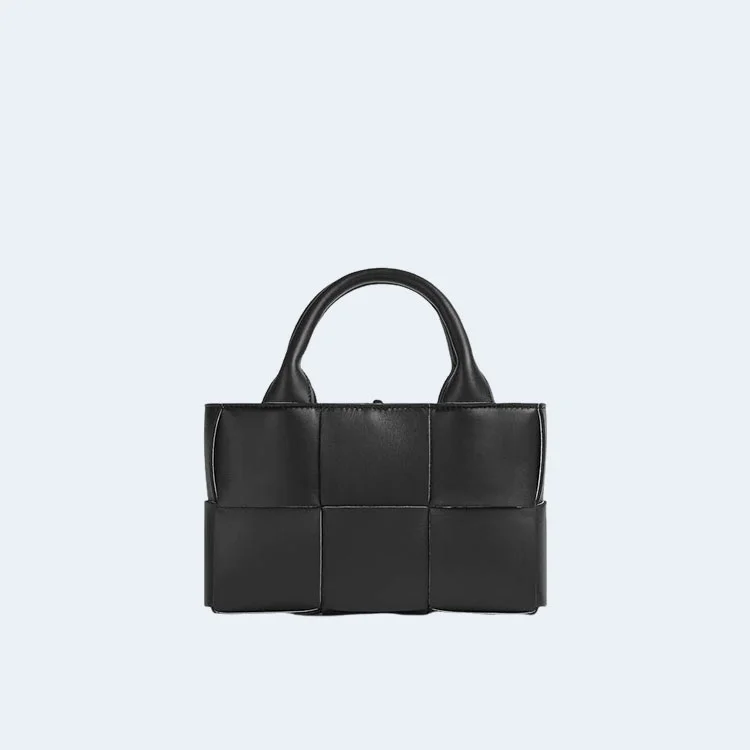 보테가 베네타 아르코 토트백 투톤 블랙