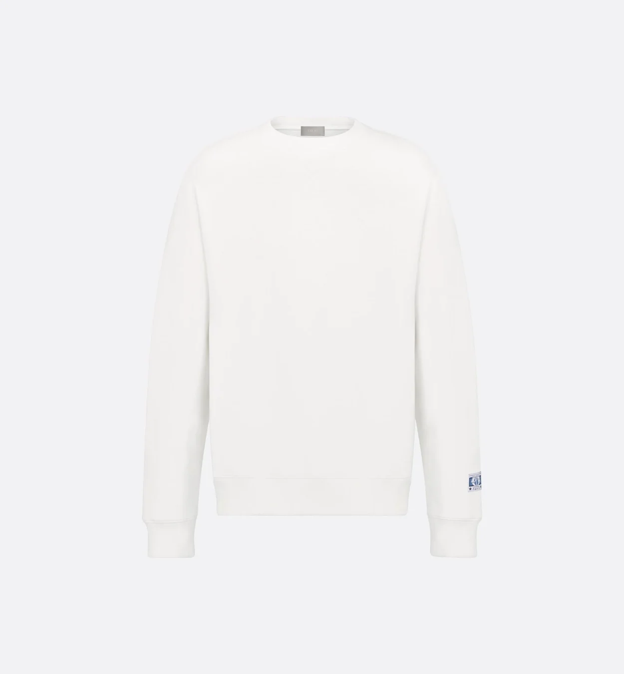 디올 참 캐주얼 핏 스웨트셔츠 화이트