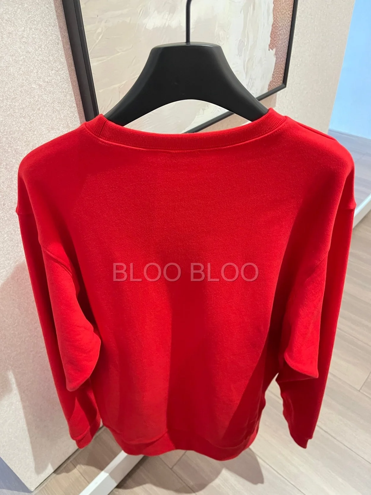 셀린느 코튼 플리스 루즈 프로폰드 스웨트셔츠