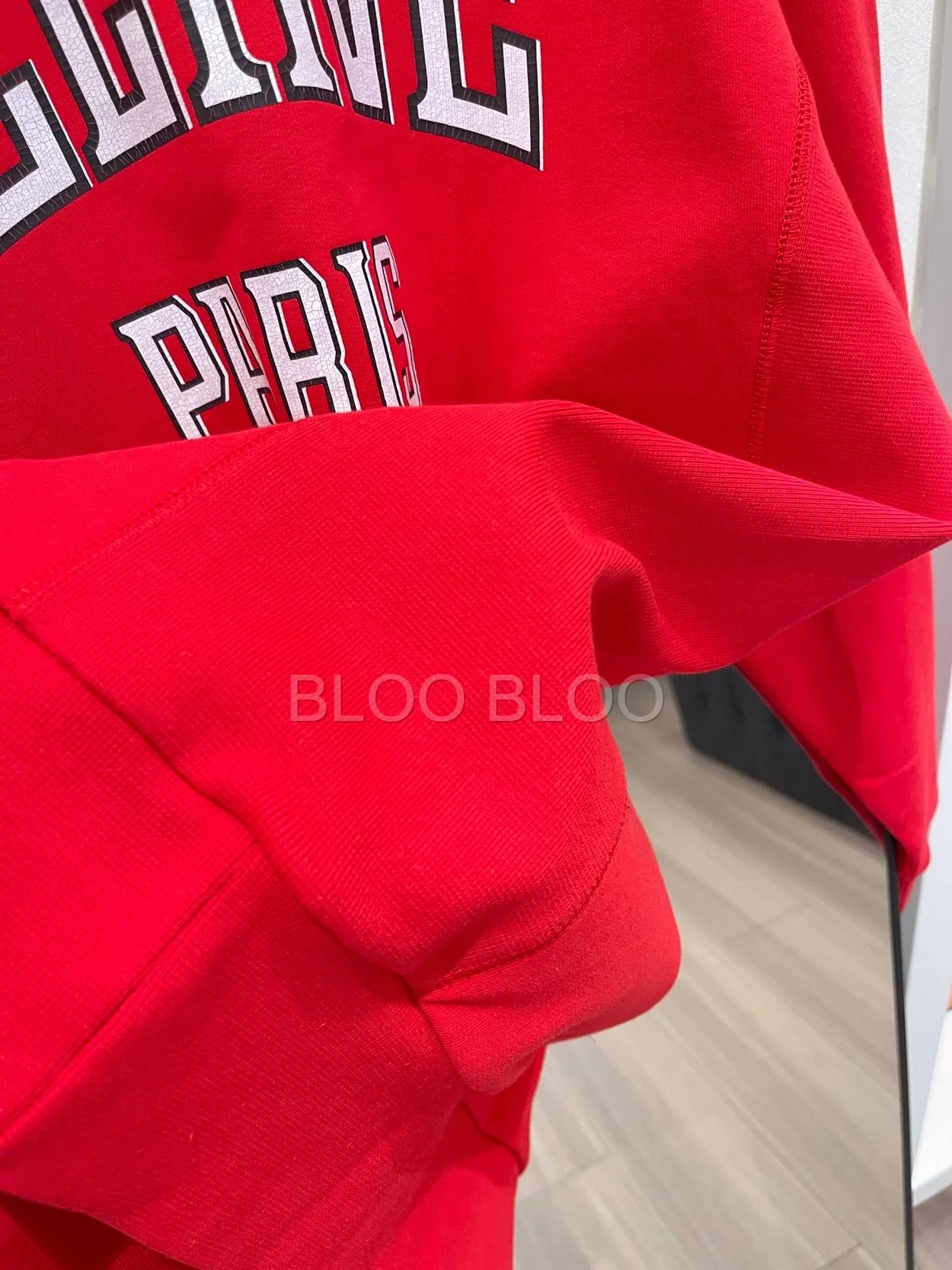 셀린느 코튼 플리스 루즈 프로폰드 스웨트셔츠