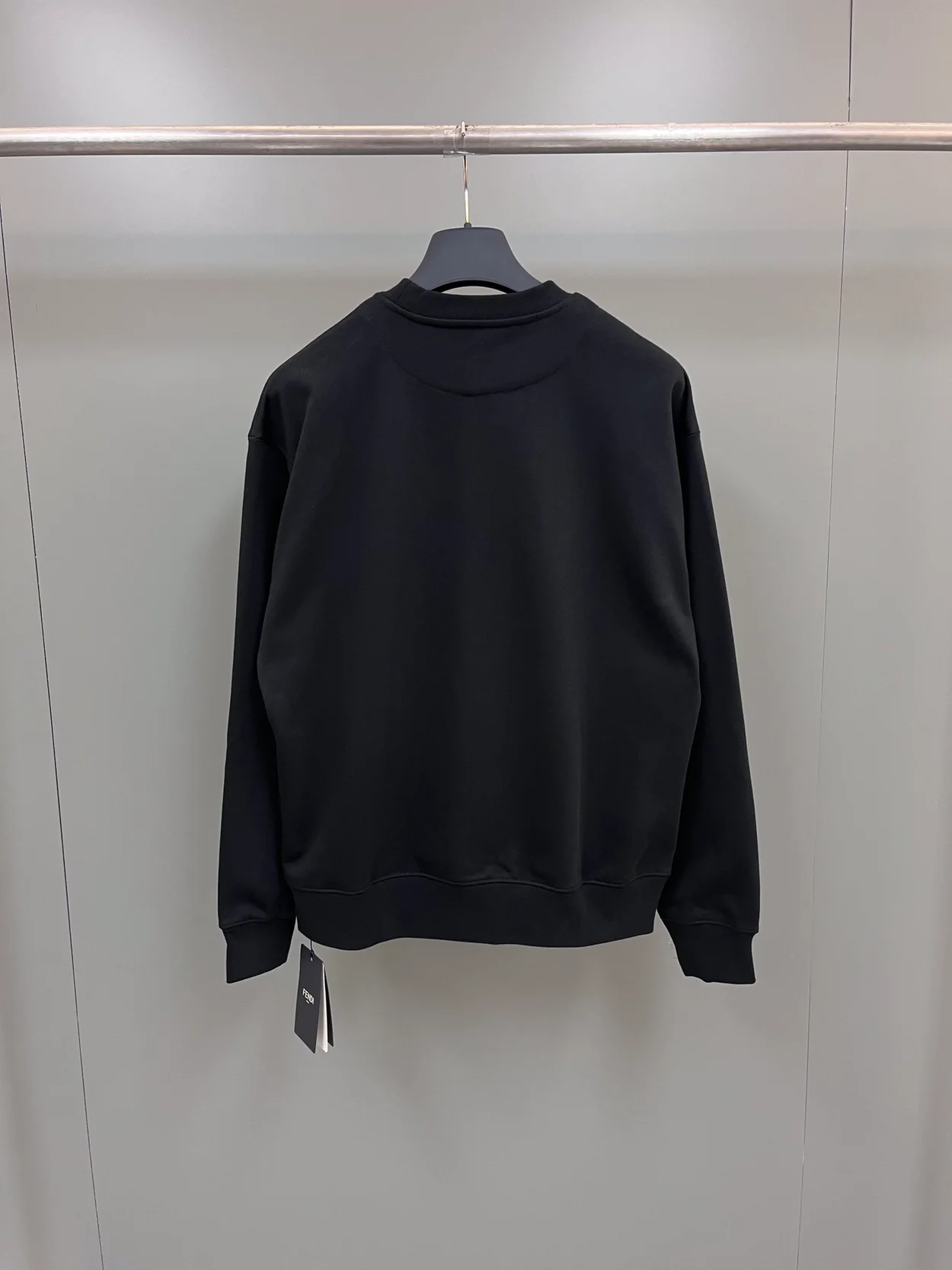 펜디 블랙 저지 스웨트셔츠