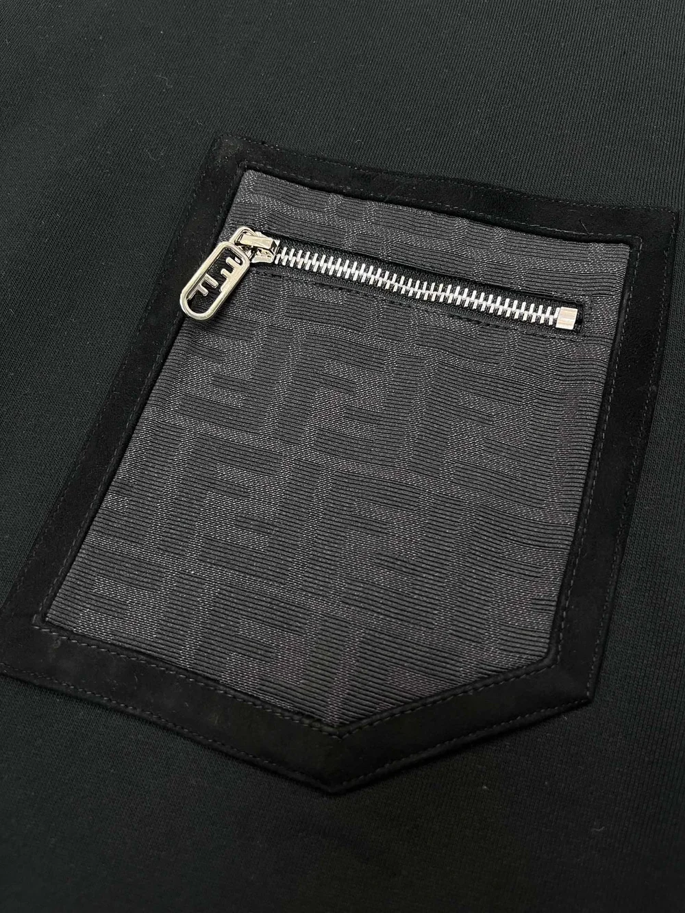 펜디 블랙 저지 스웨트셔츠