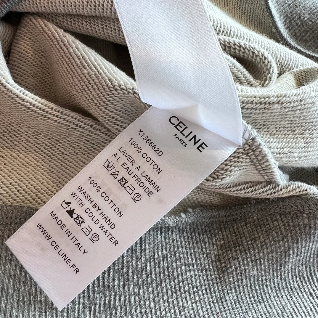 셀린느 파리 루즈 스웨트셔츠 그레이