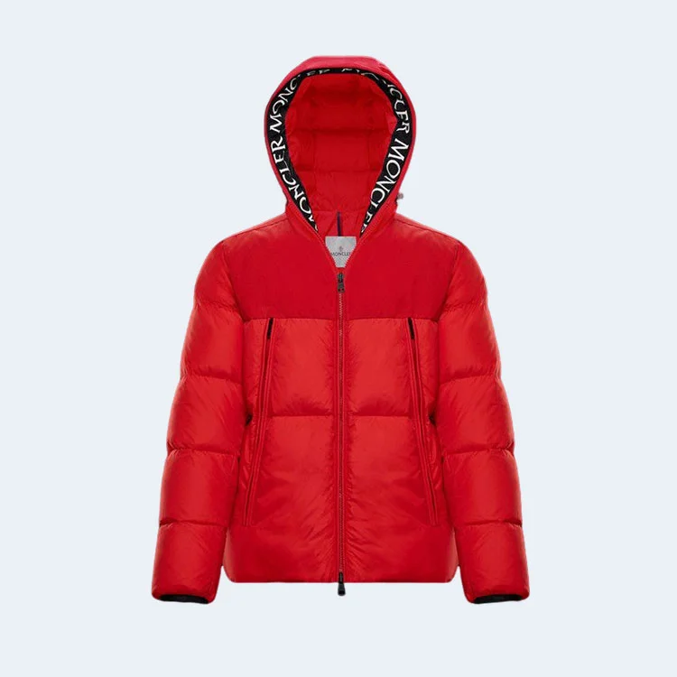 몽클레어 몬트클라 쇼트 다운 자켓 레드