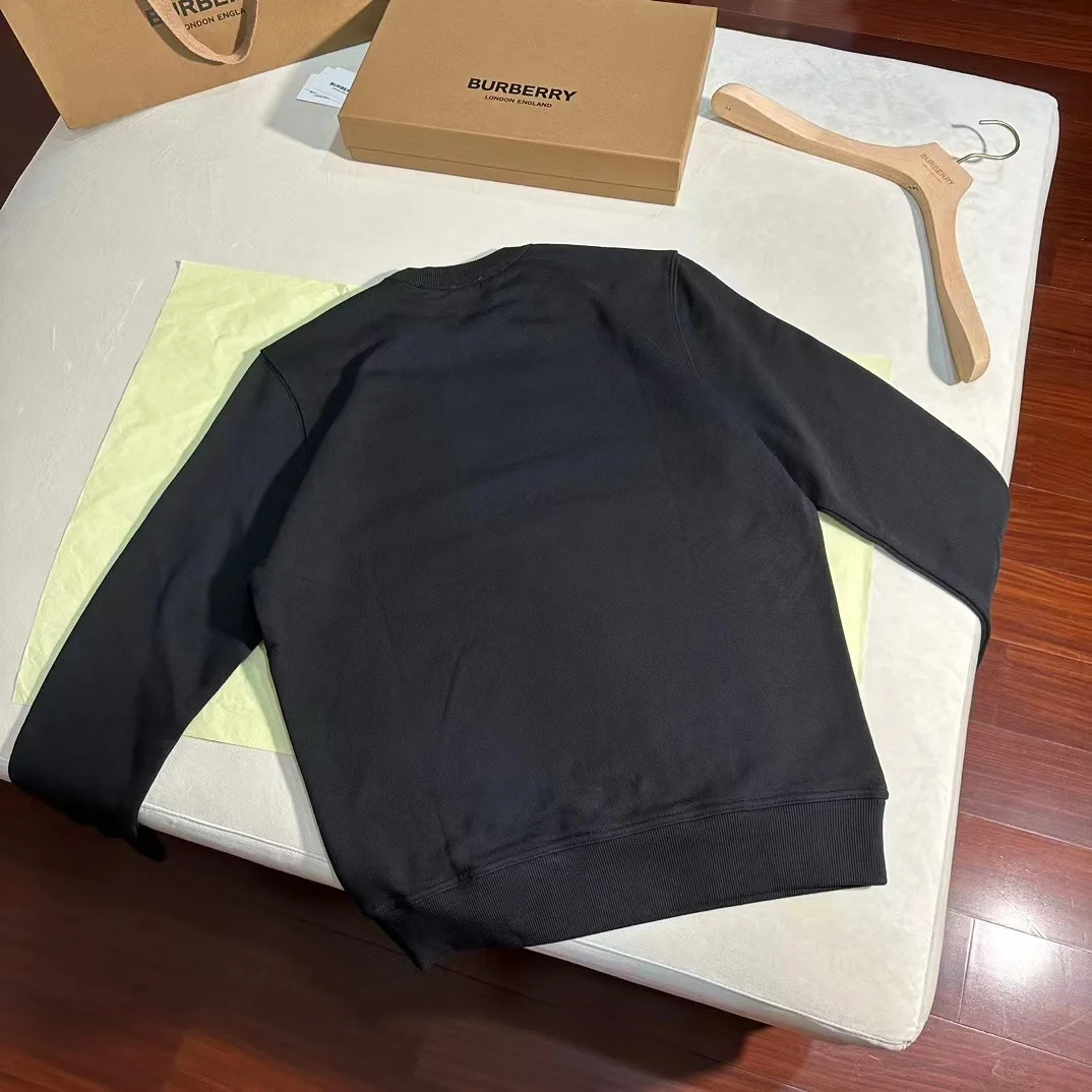 버버리 로고 코튼 스웨트셔츠