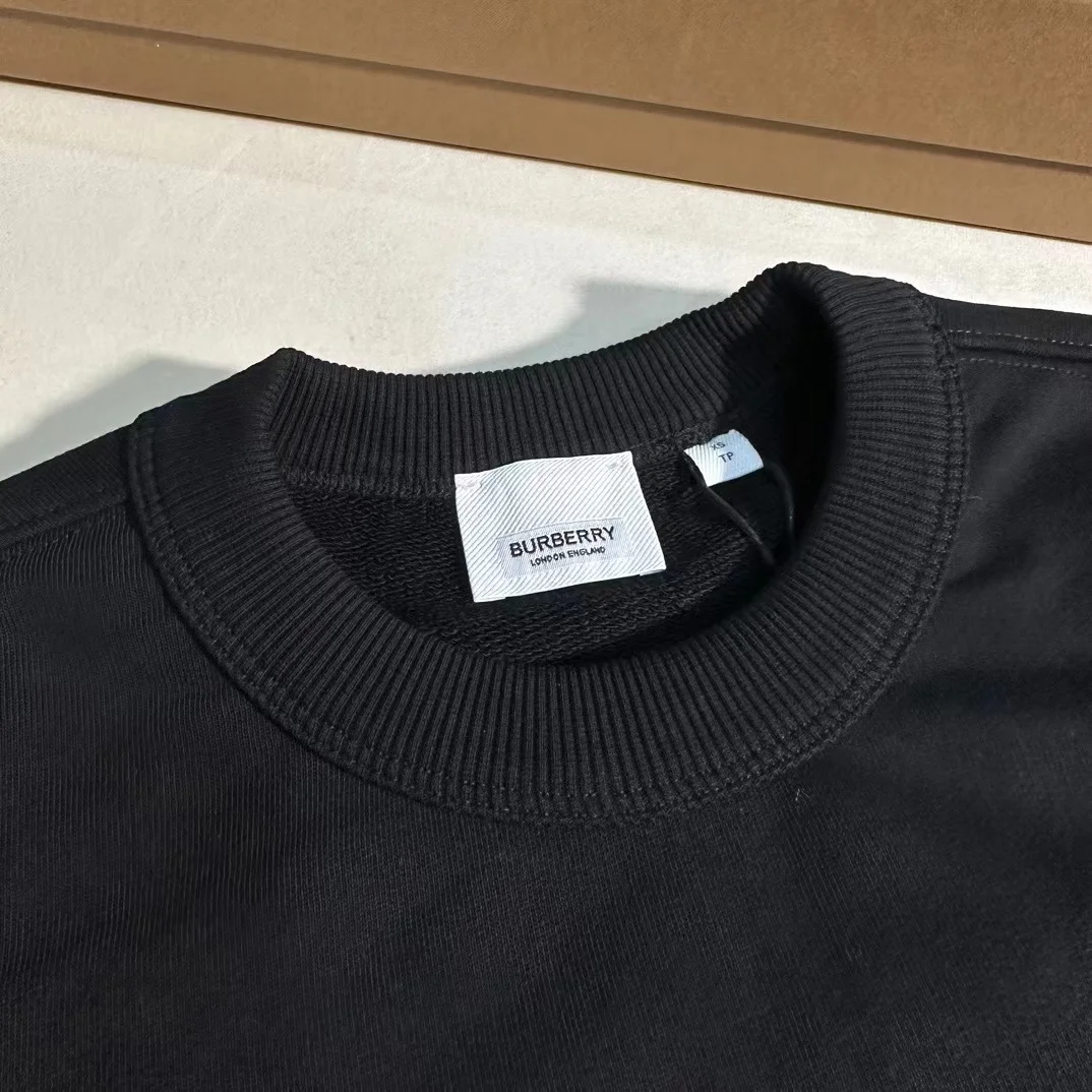 버버리 로고 코튼 스웨트셔츠
