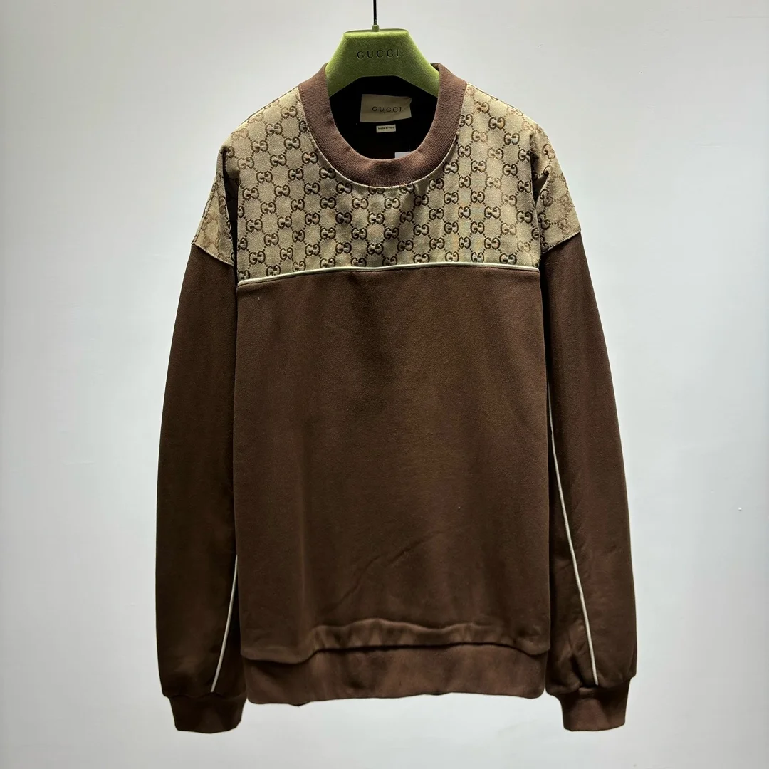 구찌 1921 로고 오버핏 코튼 맨투맨