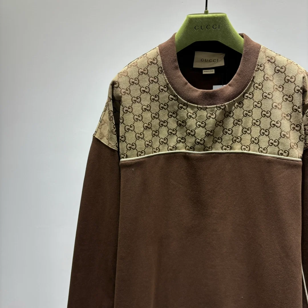 구찌 1921 로고 오버핏 코튼 맨투맨