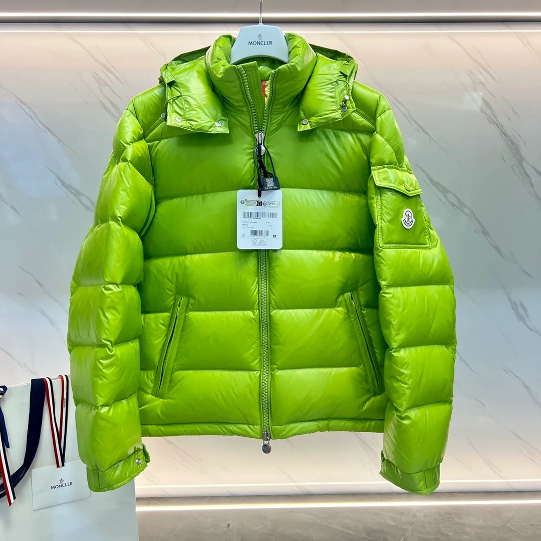 몽클레어 마사야 쇼트 다운 재킷 그린