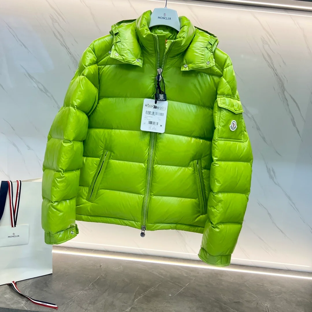 몽클레어 마사야 쇼트 다운 재킷 그린