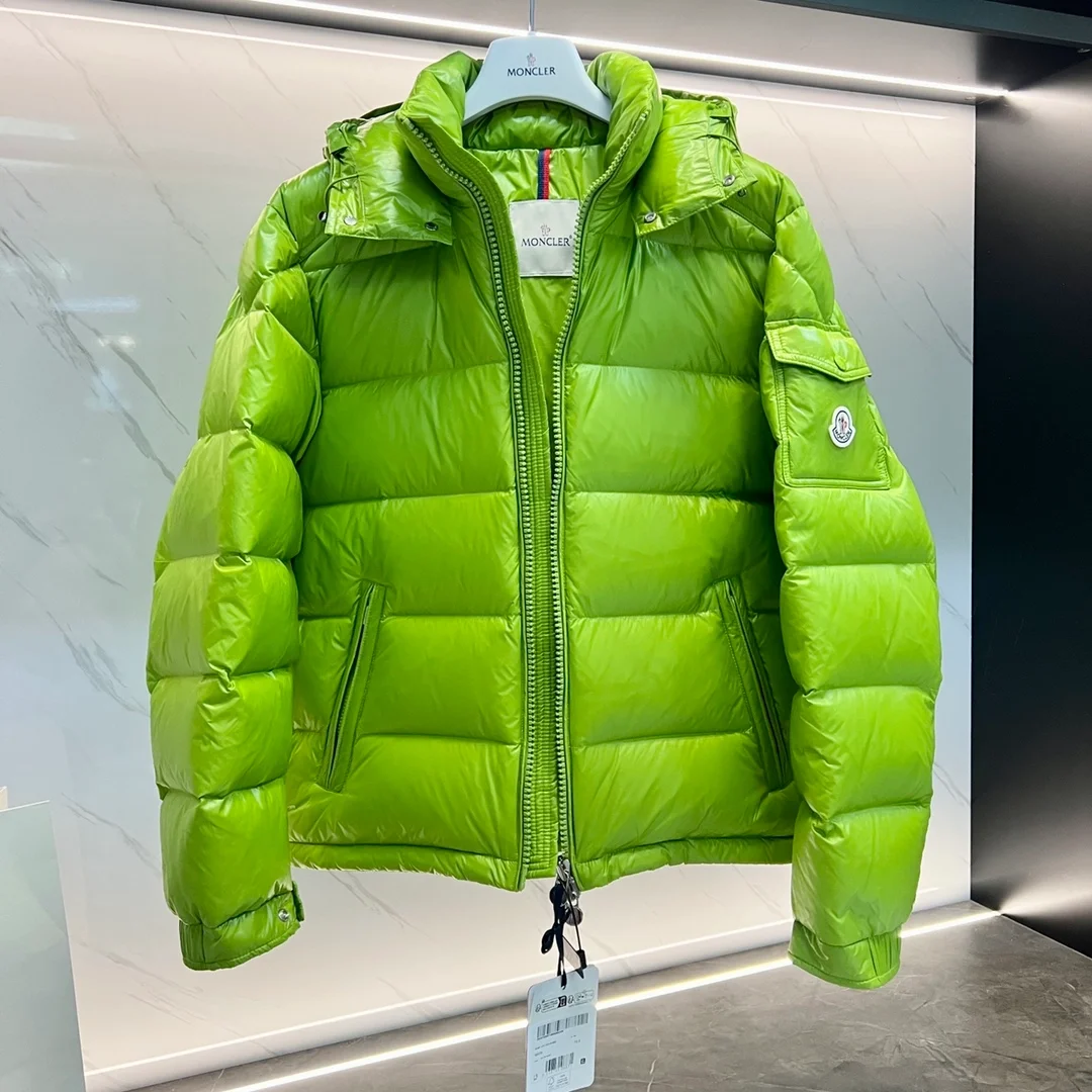 몽클레어 마사야 쇼트 다운 재킷 그린