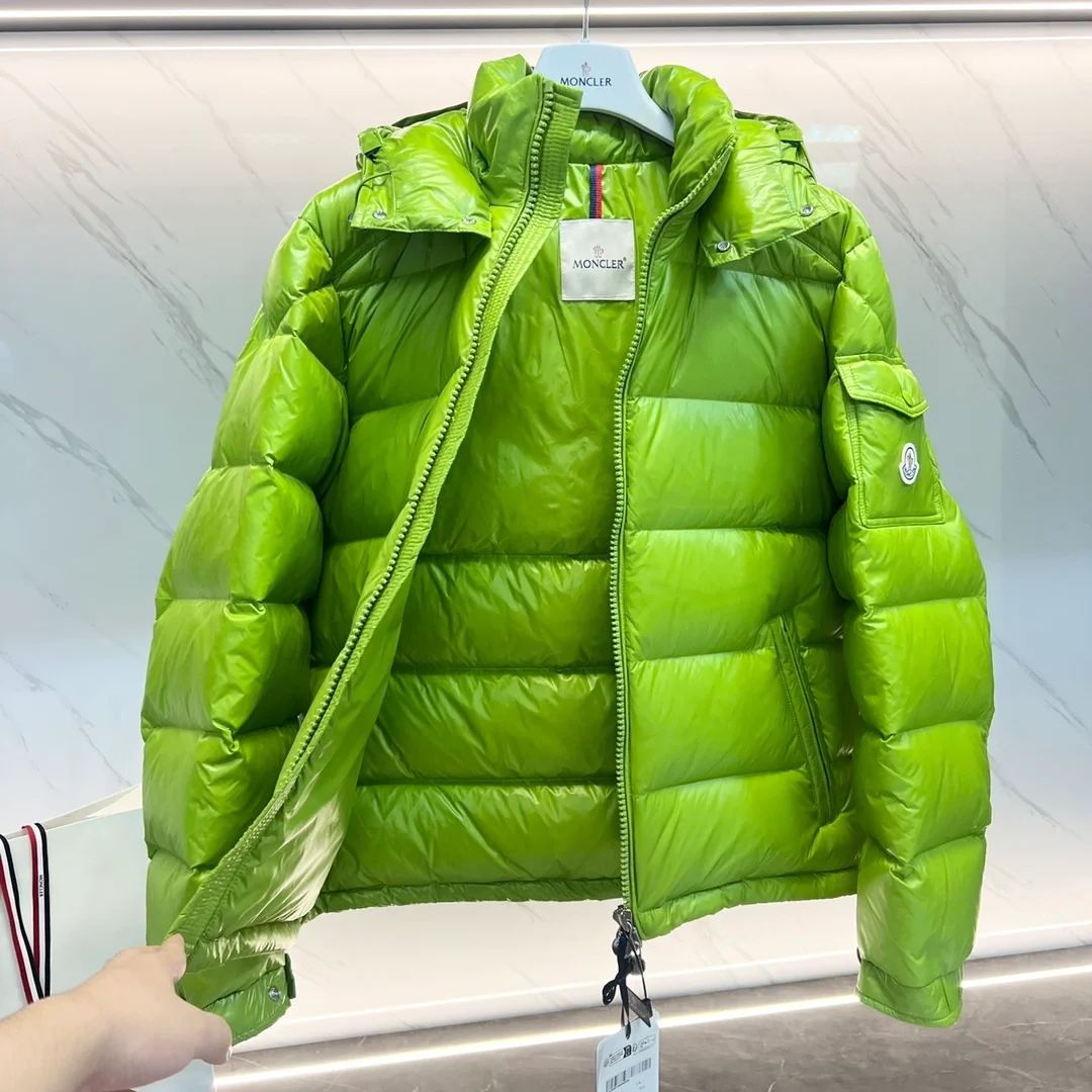 몽클레어 마사야 쇼트 다운 재킷 그린