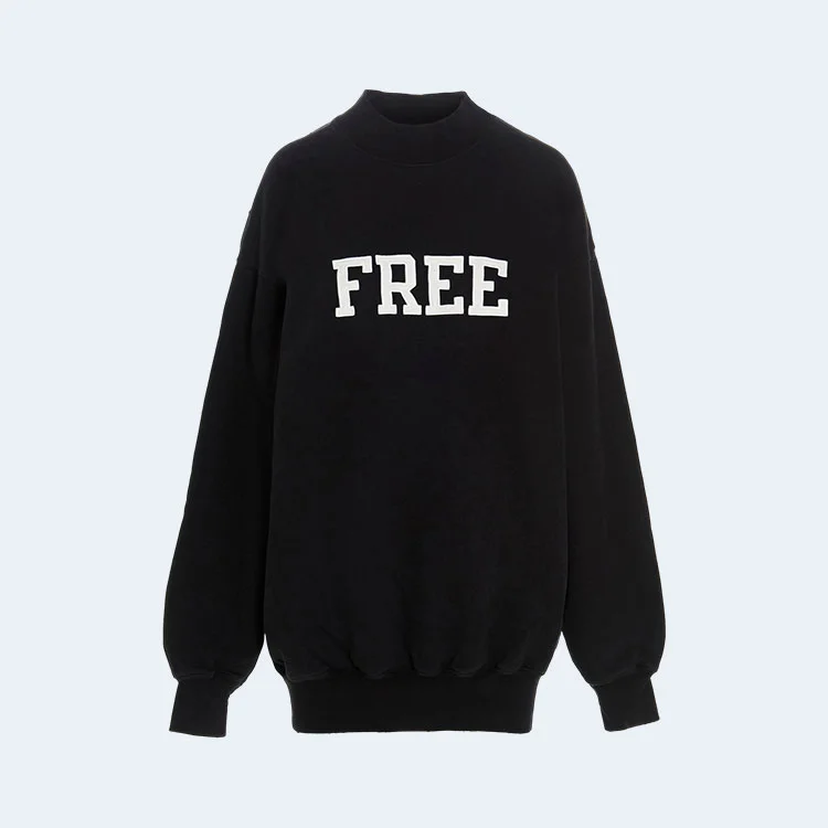 발렌시아가 프리 크루넥 스웨트셔츠