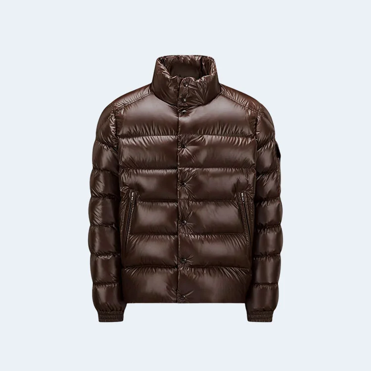 몽클레어 룰 쇼트 다운 재킷 브라운