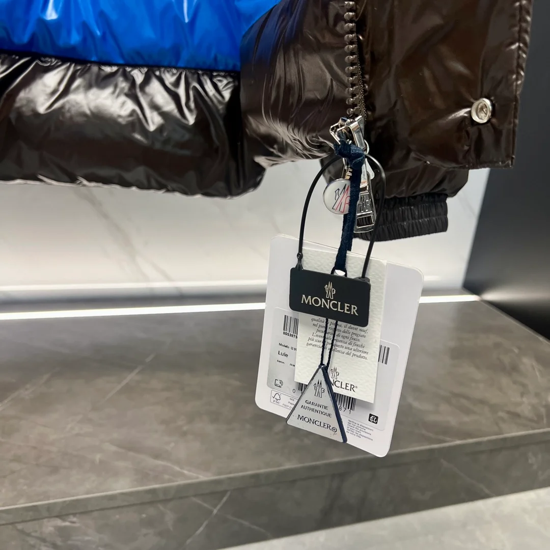 몽클레어 룰 쇼트 다운 재킷 브라운