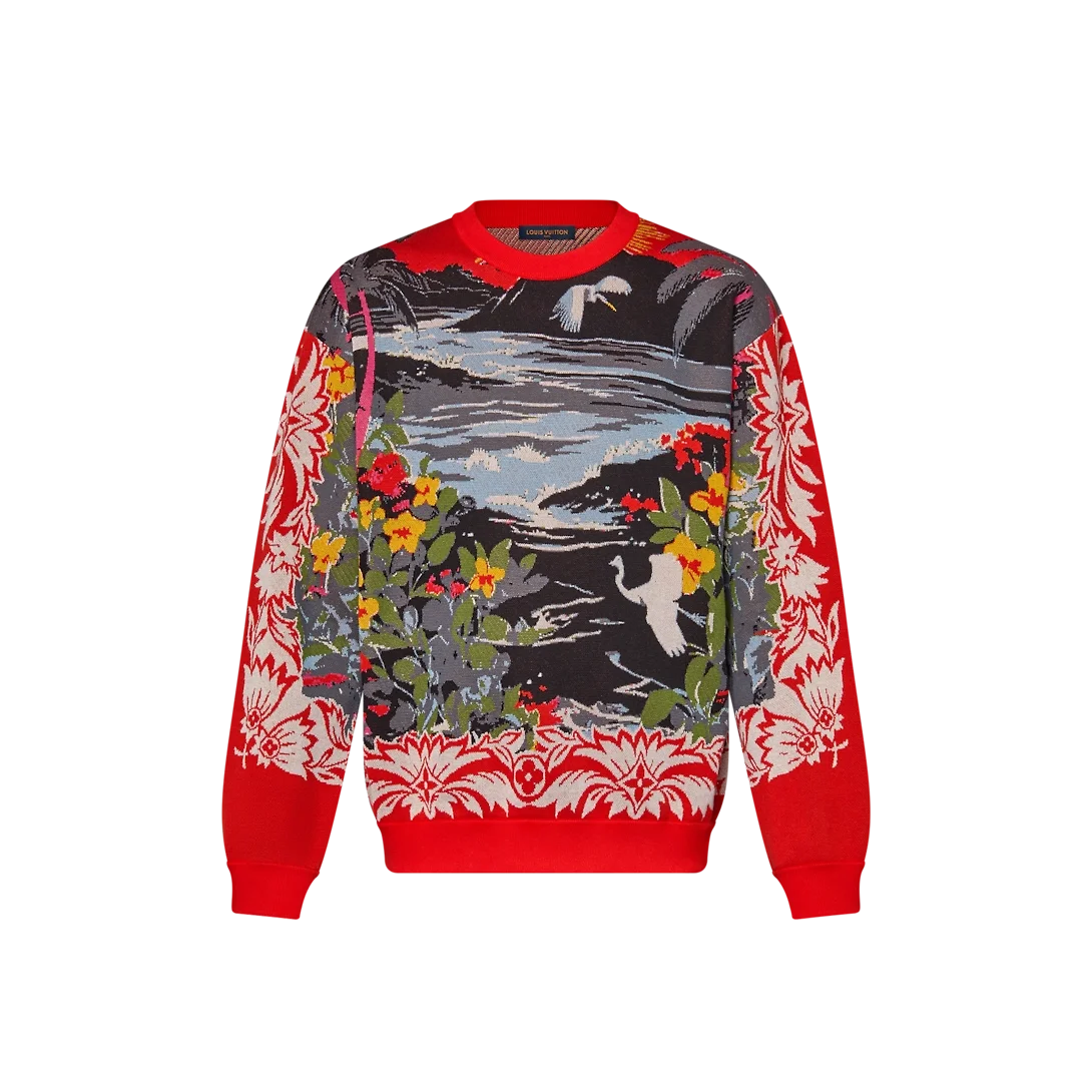 루이비통 자카드 코튼 풀오버 1AFQS1