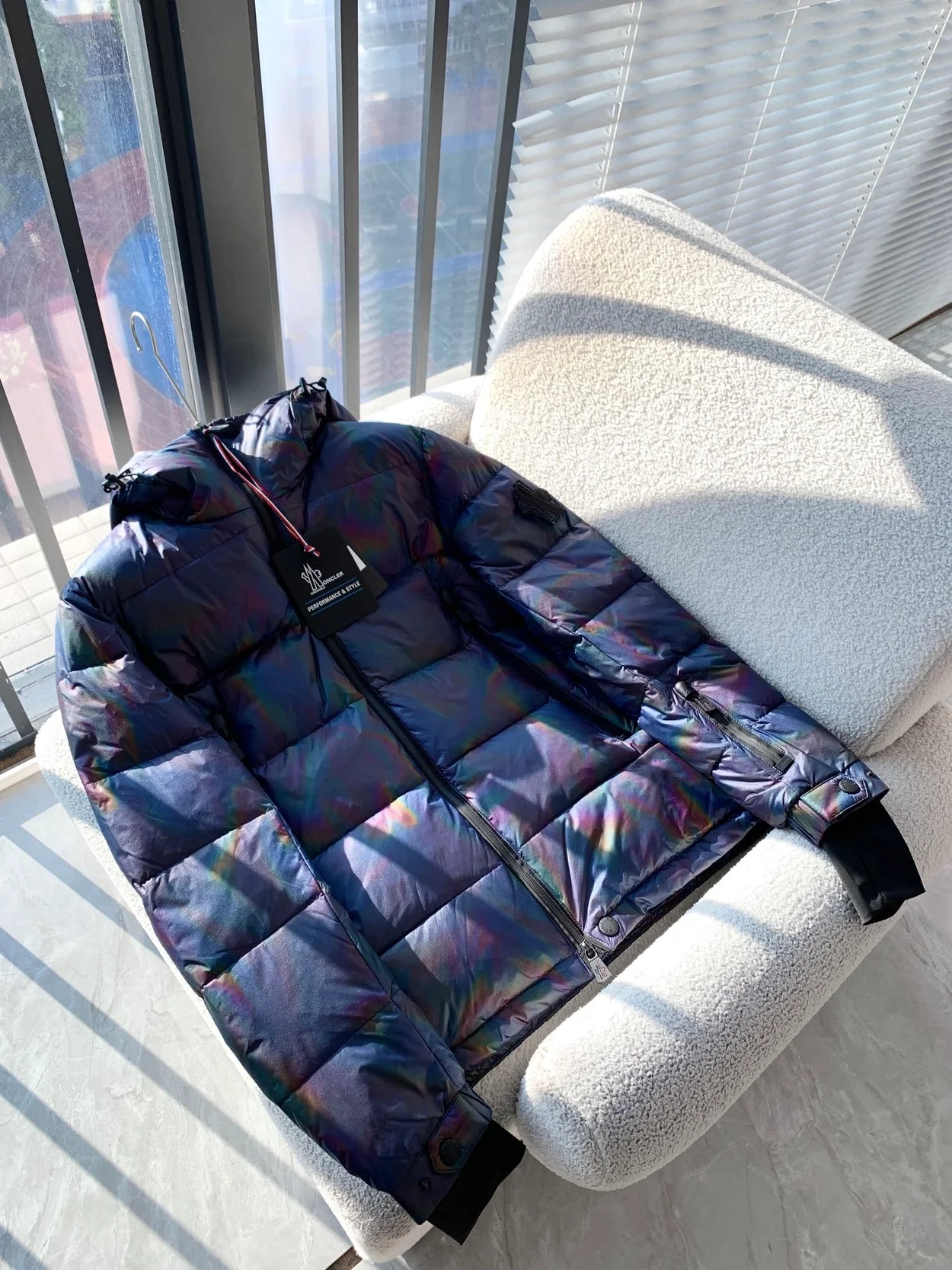 몽클레어 그래노블 멀티컬러 다운 자켓