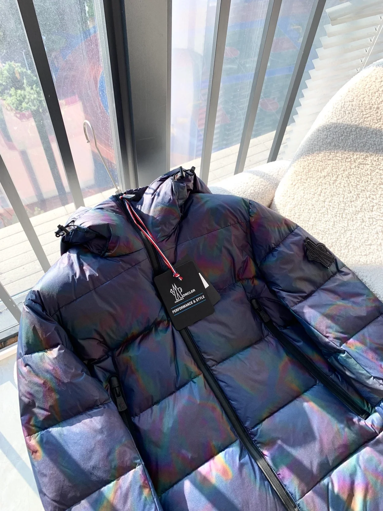 몽클레어 그래노블 멀티컬러 다운 자켓