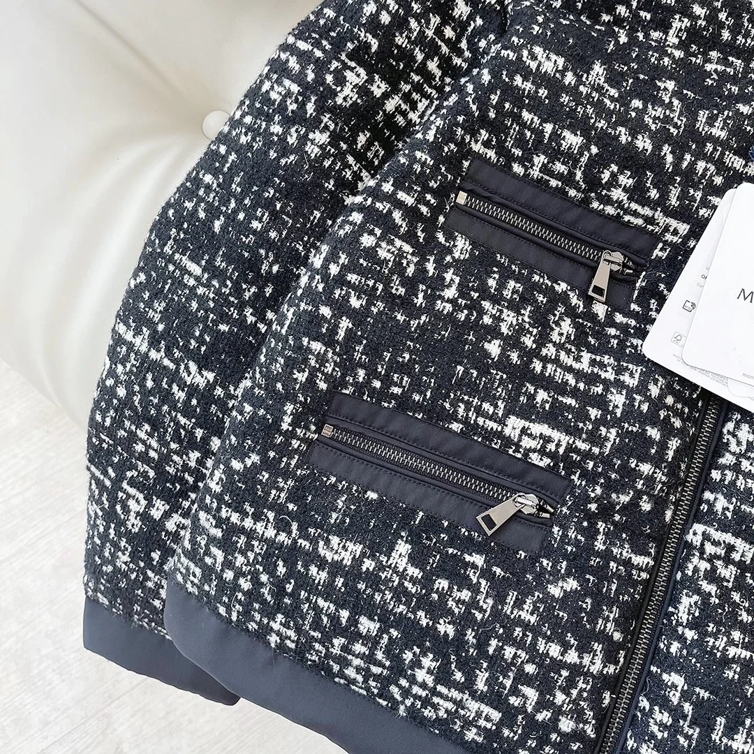 몽클레어 오렌지 쇼트 다운 자켓