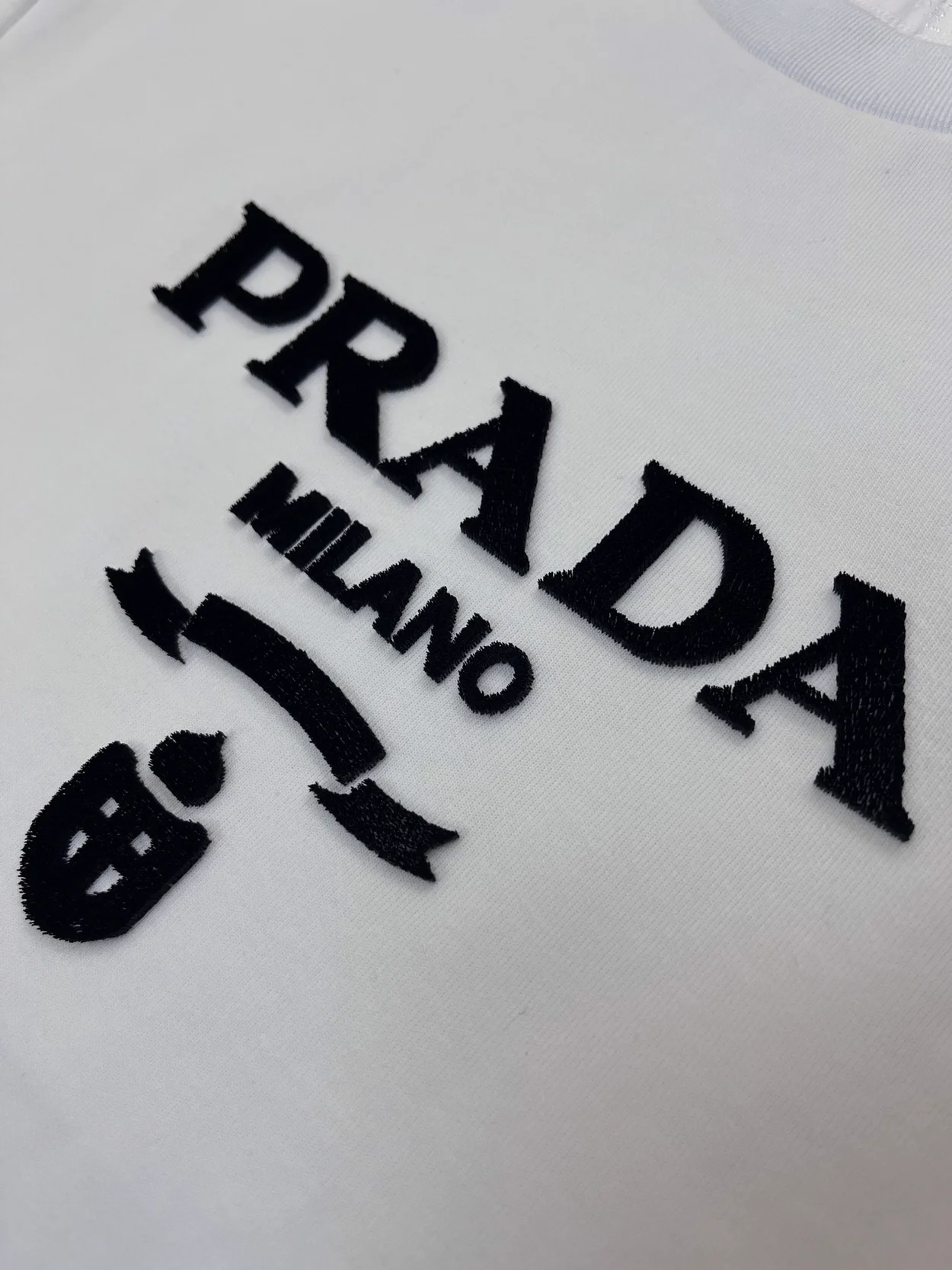 프라다 남성 테크니컬 코튼 맨투맨