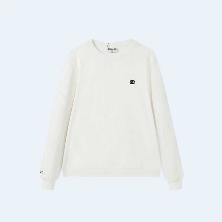 샤넬 로고 베이직 맨투맨