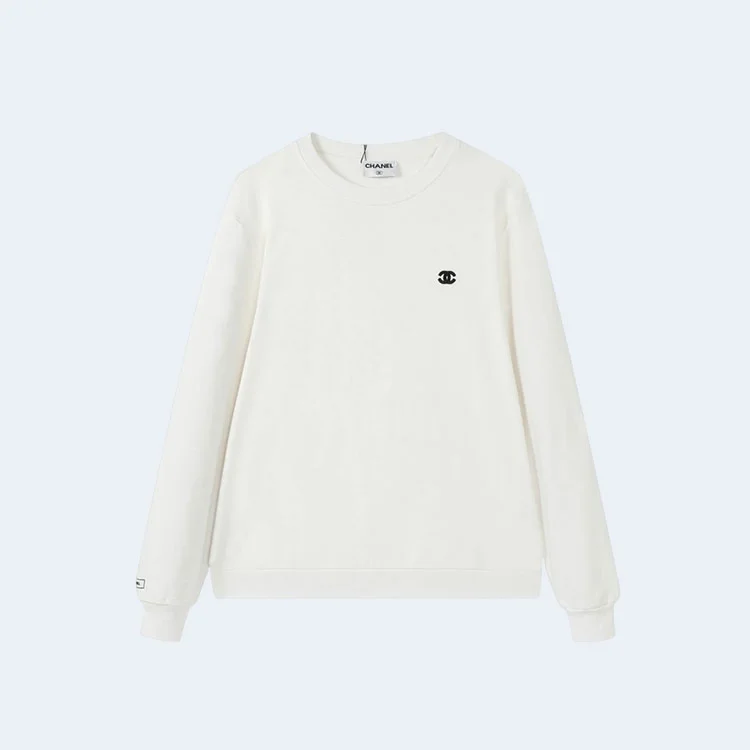 샤넬 로고 베이직 맨투맨